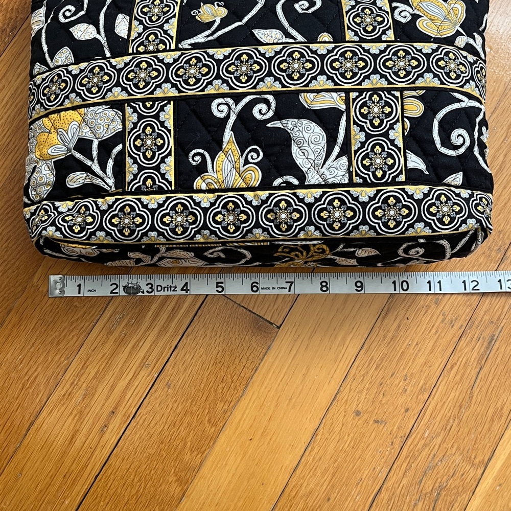 Vera Bradley NWT Small Tic Tac Tote Handbag Purse Mini Tote in Yellow Bird - Picture 4 of 10